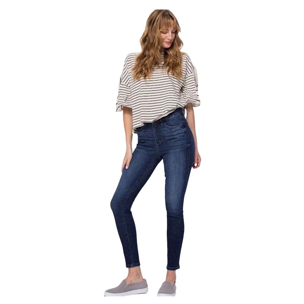 Judy Blue Womens High Waist Skinny Jeans Dark Wash Denim 15/32 JB82132DK